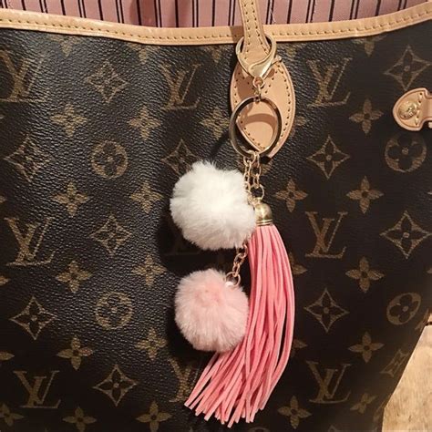 louis vuitton pom pom keychain replica|louis vuiton keychain for sale.